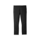Women's Brooks Method 3/4 Tights. Black. Front view.