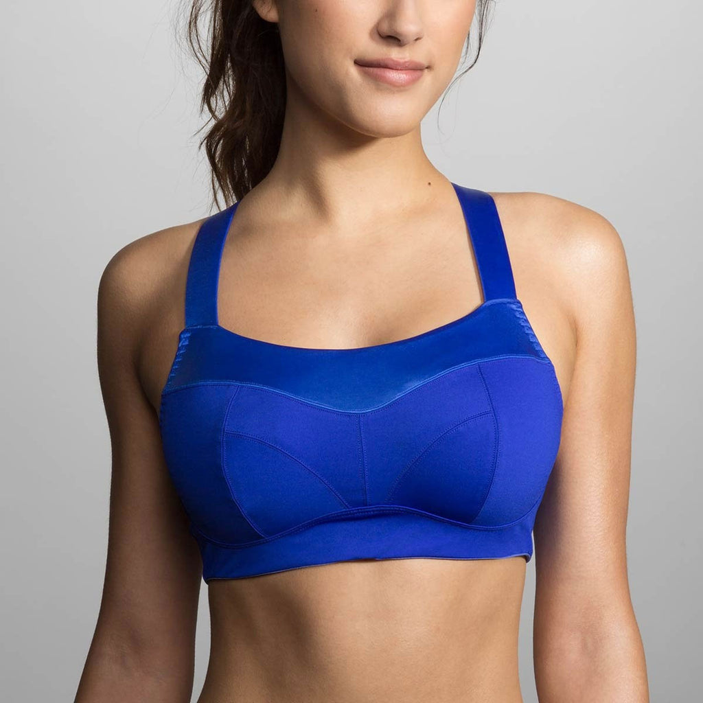 Women's Brooks Embody. Blue. Front view.