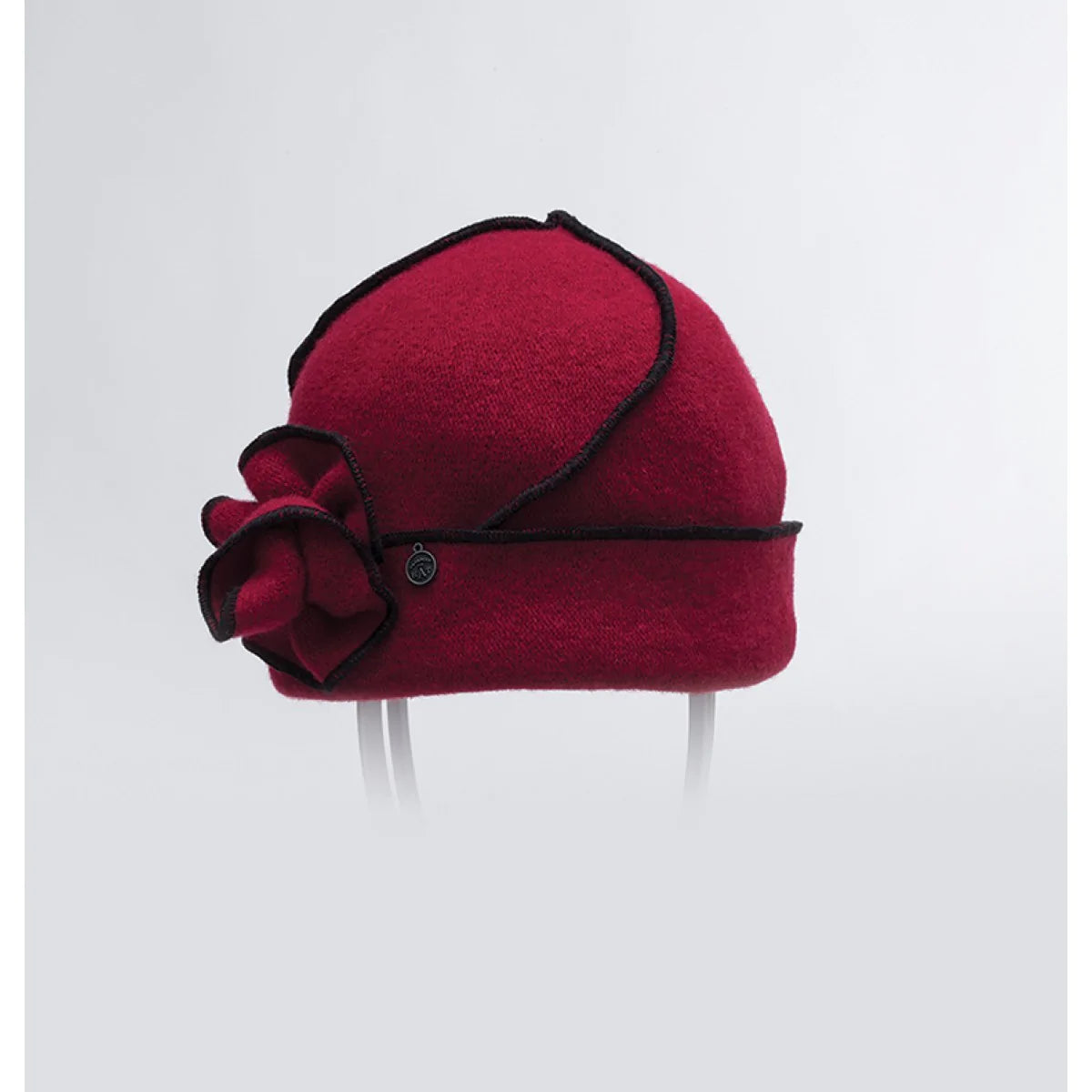 Canadian Hat | Clareta Ormos Pleated Beanie | Like‎ New!! Canadian Hat | Oria | Ormos Beanie with Pleats and Upcycled  main image 2