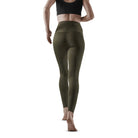 Women's CEP Reflective Tights. Green. Rear view.