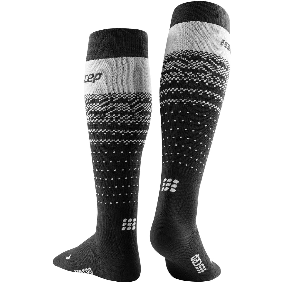 CEP Infrared Recovery Socks, Black/Black, Men, V