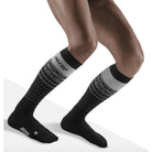 CEP Ski Thermo Merino Tall Compression Socks Women's Black Nordic