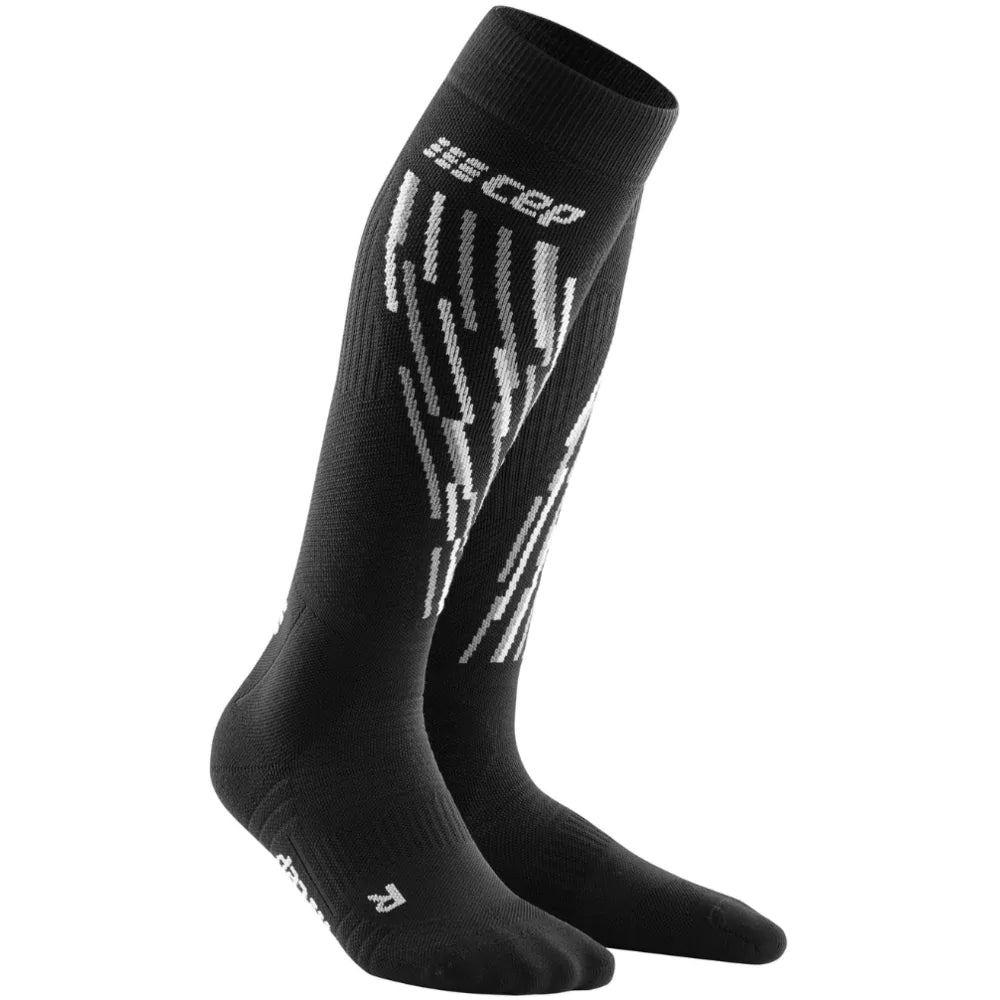 CEP Ski Thermo Tall Compression Socks Men's Black/Anthracite product image