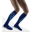 CEP Ski Thermo Tall Compression Socks Women's Blue/Azure