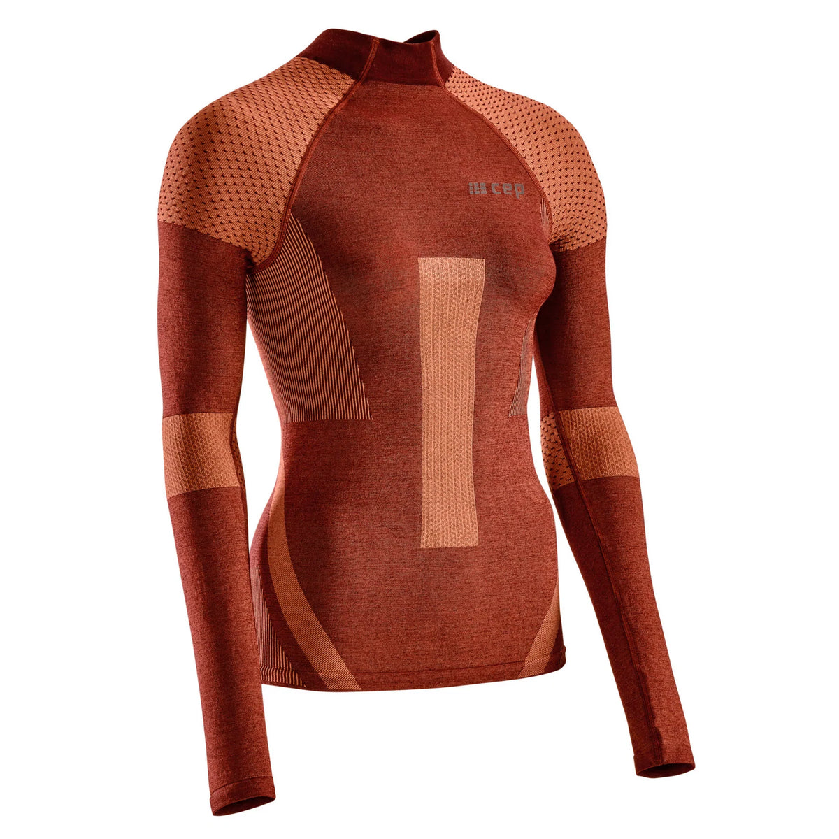 CEP Ski Touring Base Shirt Women's Dark Orange
