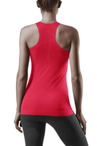 Women's CEP Ultralight Tank. Pink. Rear view.