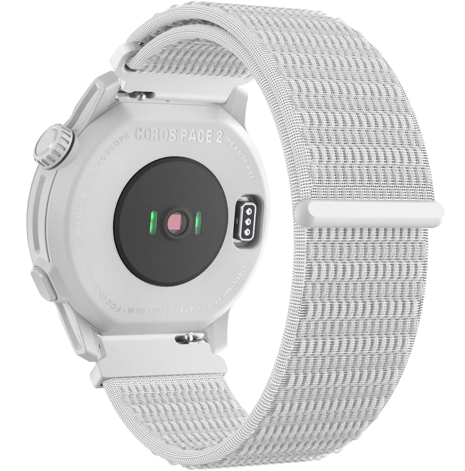 Coros Pace 2 GPS Sport Watch White-Silicone