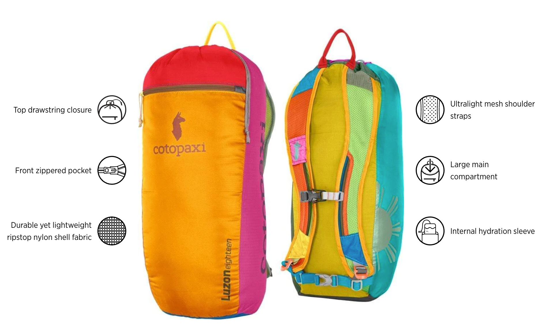 Cotopaxi | Luzon Del Dia 18L Backpack – Confluence Running  display picture 1