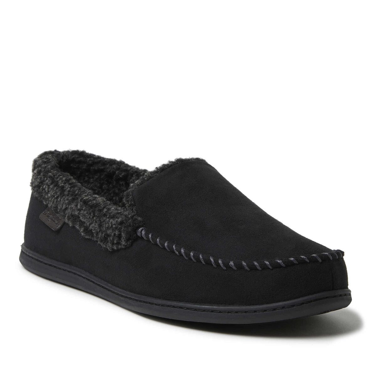 Dearfoams Eli Microsuede Moccasin Slippers men's
