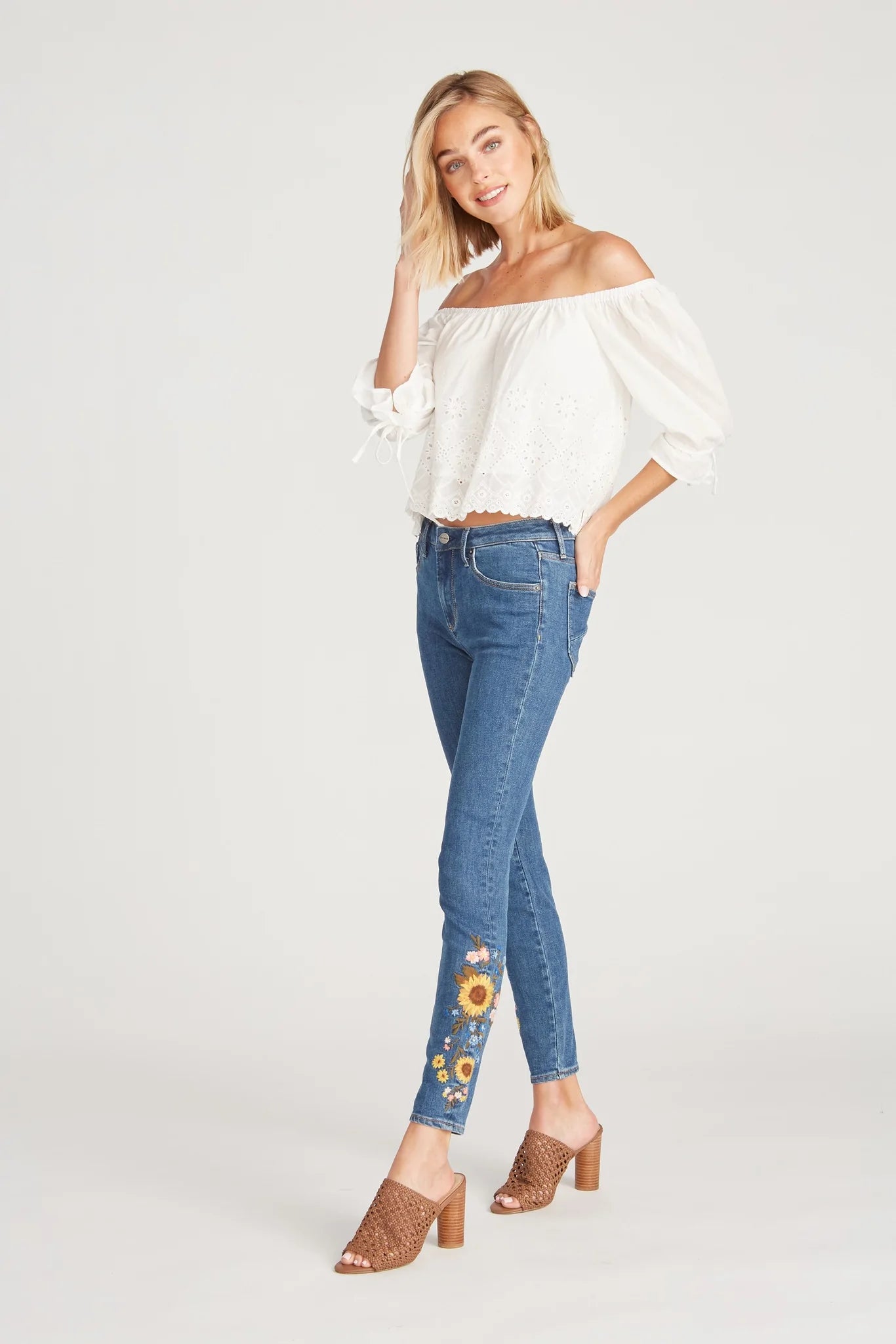 Driftwood jackie 2025 embroidered jeans