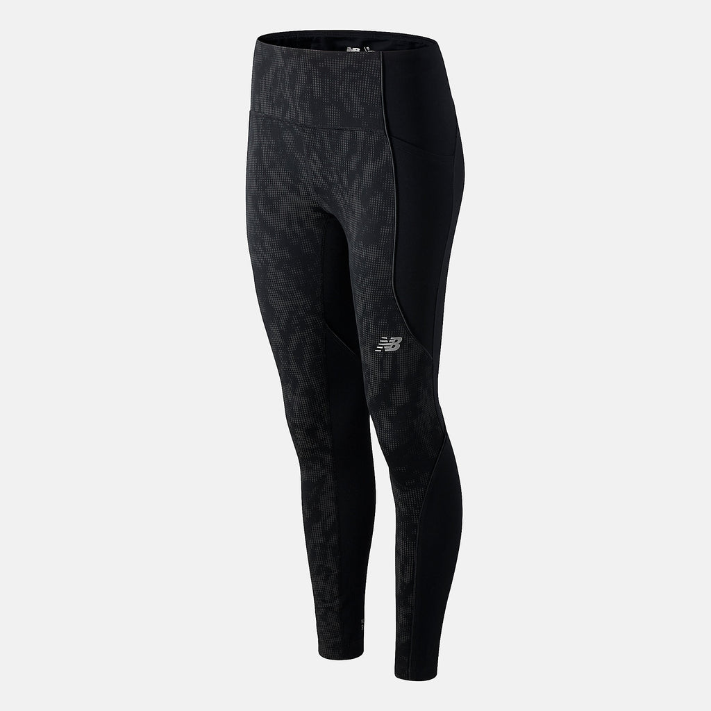 Reflective tights from New Balance.  Warm and cozy.