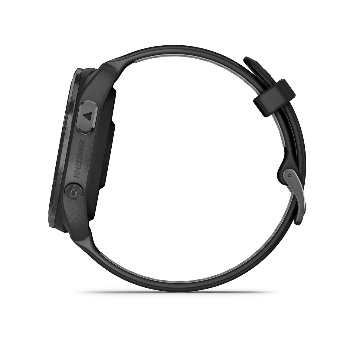 Garmin Forerunner 965. Black. Lateral view.