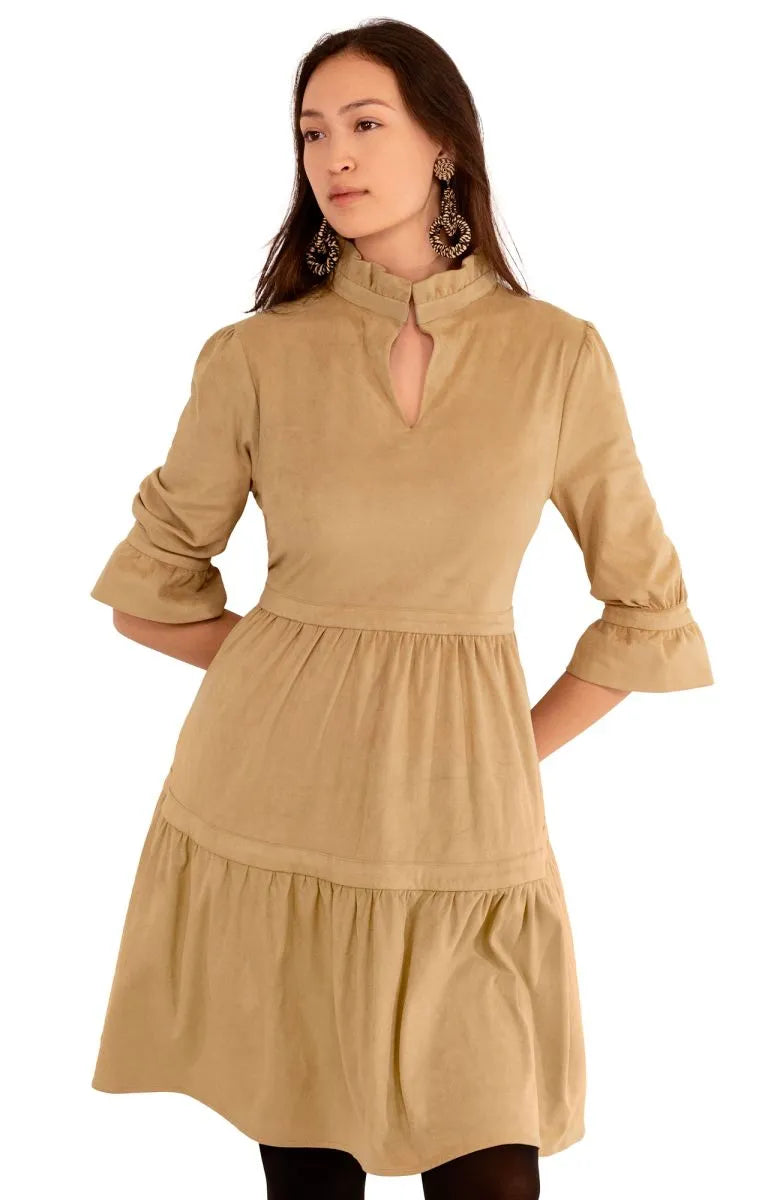 Gretchen Scott Ultra Suede Teardrop Dress Women's