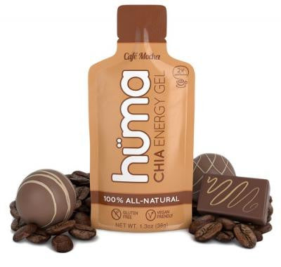 HUMA CHIA Energy Gels. Cafe Mocha.