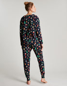 Joules Dreamley Long Sleeve Jersey Pajama Set - Christmas Icons - Women's - View 4