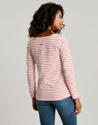 Joules Harbour Luxe Long Sleeve Jersey Top - Family Christmas - Women's - View 5