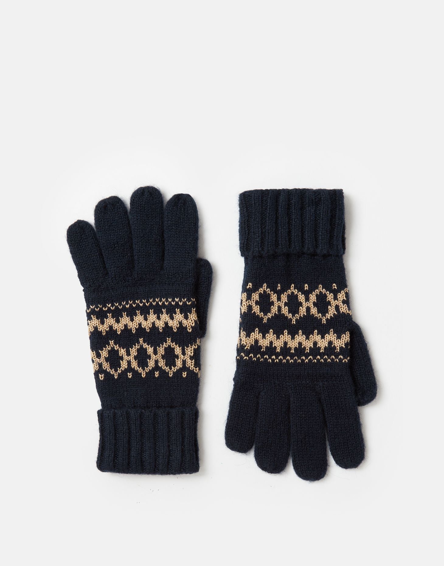 Joules Shetland Glove Womens Gloves - French Navy