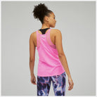 Women's New Balance Impact Tank. Pink. Rear view.