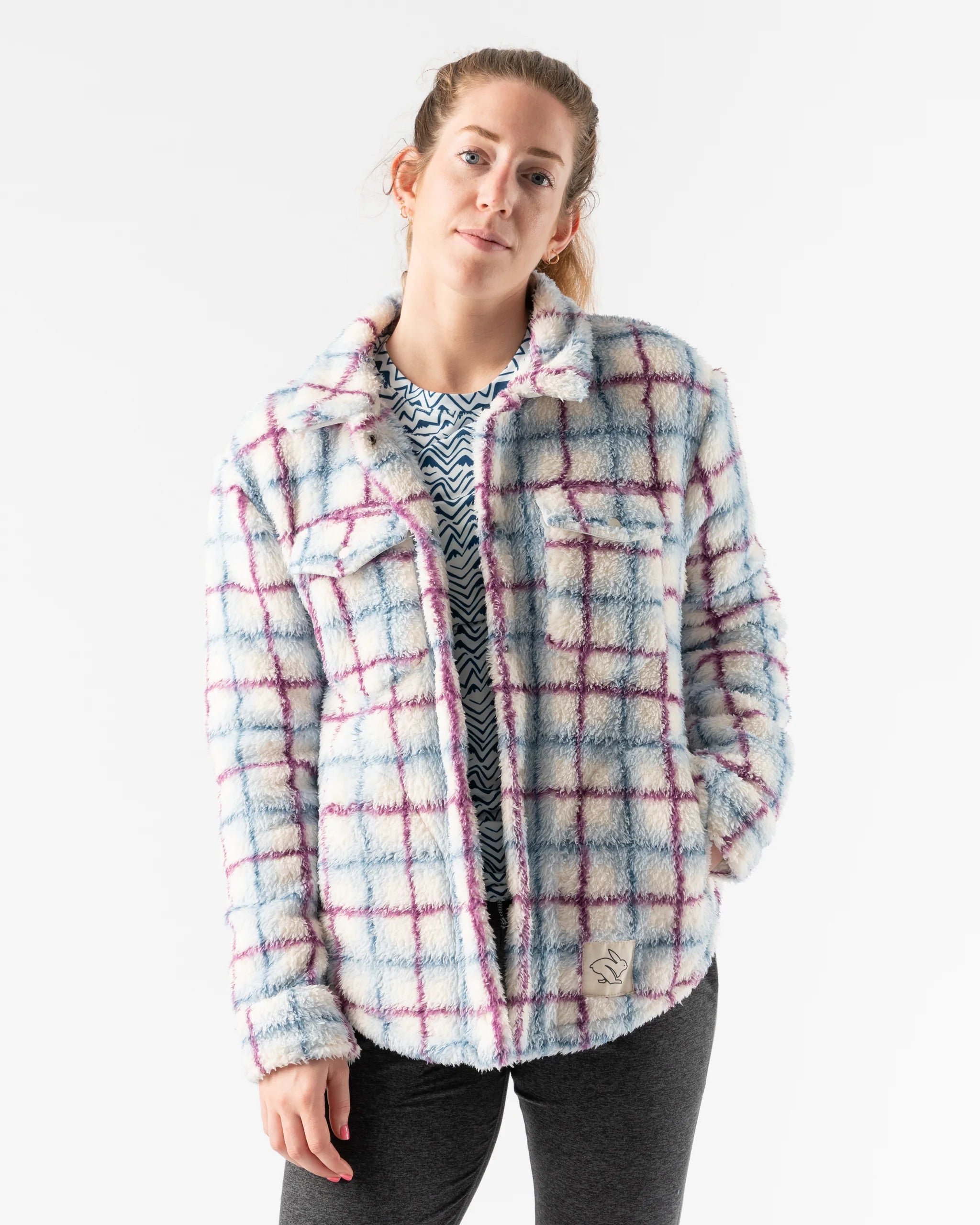 rabbit Fleece of Mind Jacket Women's Sugar Swizzle Plaid