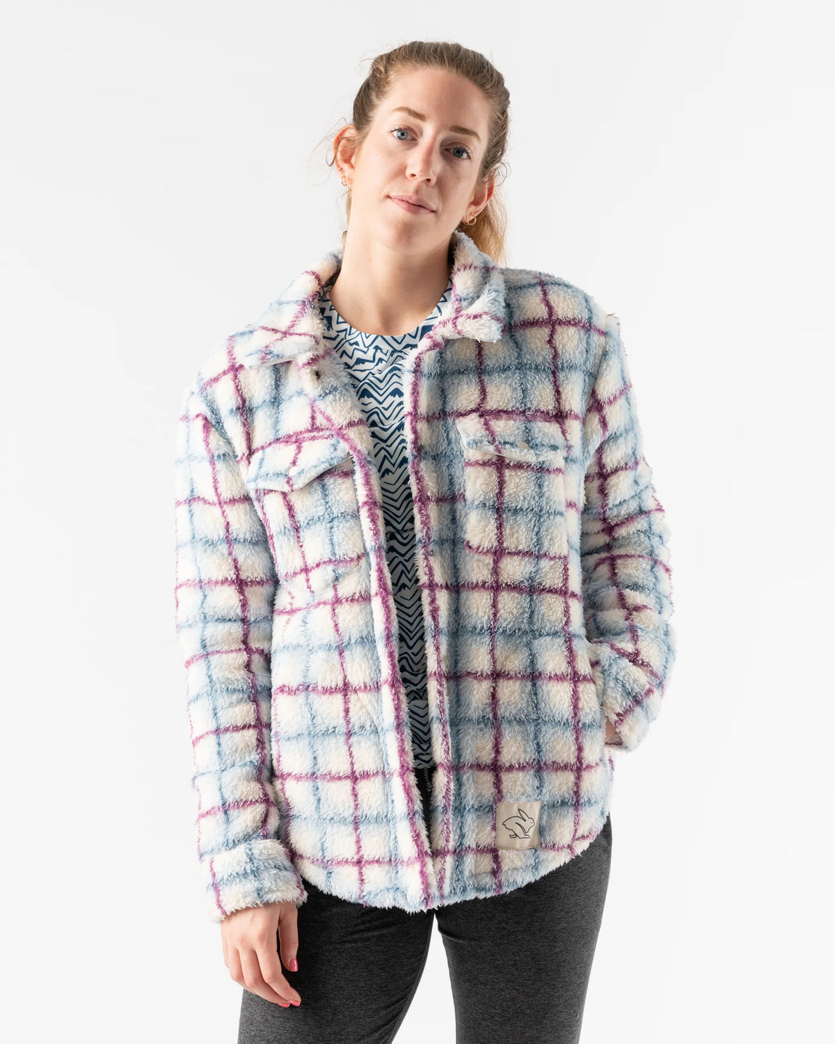 rabbit Fleece of Mind Jacket Women's Sugar Swizzle Plaid