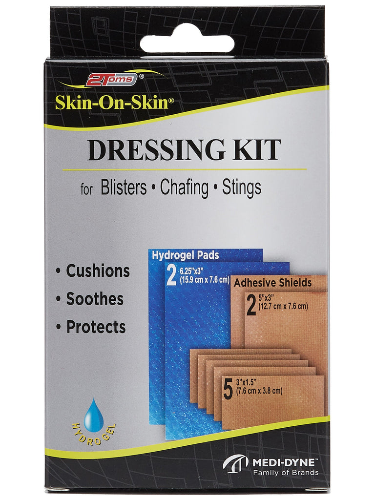 2Toms skin-on-skin dressing kit that soothes, cushions, protects