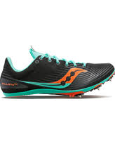 Women's Saucony Ballista MD Track Spike. Black. Lateral view.