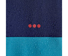 Women's Saucony Boulder Drizzle Jacket. Blue. Closeup.