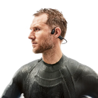 Shokz OpenSwim Headphones Black.