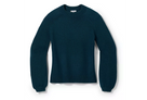 Women's Smartwool Cozy Lodge Pullover Sweater | Blue | Front View
