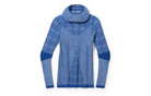 Women's Smartwool Intraknit Max Merino Base Layer Hoodie | Blue | Rear View