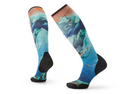 Smartwool Targeted Cushion Socks | Graphic Design | Blue, Orange and green | Calf Height