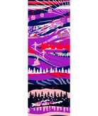 Smartwool Zero Cushion Socks | Graphic Ski Design | Purple Multicolored| Calf Height