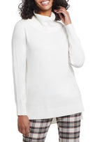 Tribal Tunic Cowl Neck Sweater Women's