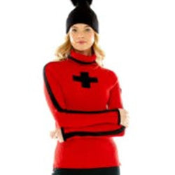 M. Miller Merina Swiss Cross Turtle Neck Sweater Women's