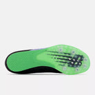 Women's New Balance MD 500 v8. Purple/Black upper. Bottom view.