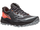 Women's Saucony Xodus 2. Black upper. Black midsole. Lateral view.