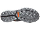 Women's Saucony Xodus 2. Black upper. Black midsole. Bottom view.